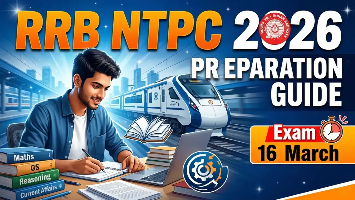 RRB NTPC CBT 1 Last Minute Tips 2026 - Exam 16 March, Final Strategy