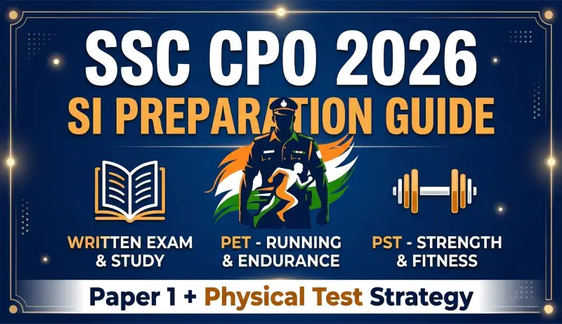 SSC CPO 2026 Preparation Strategy - Paper 1, Physical Test Guide