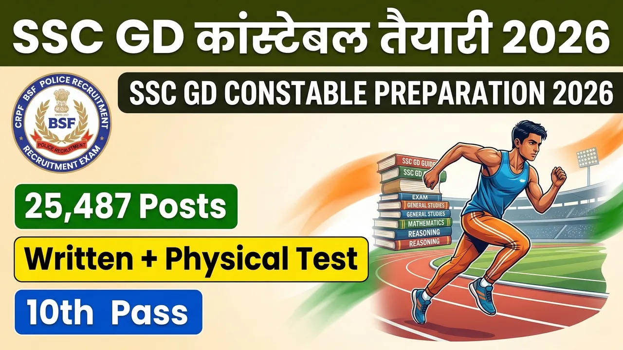 SSC GD Constable 2026 Preparation Strategy - Written + Physical Test Guide