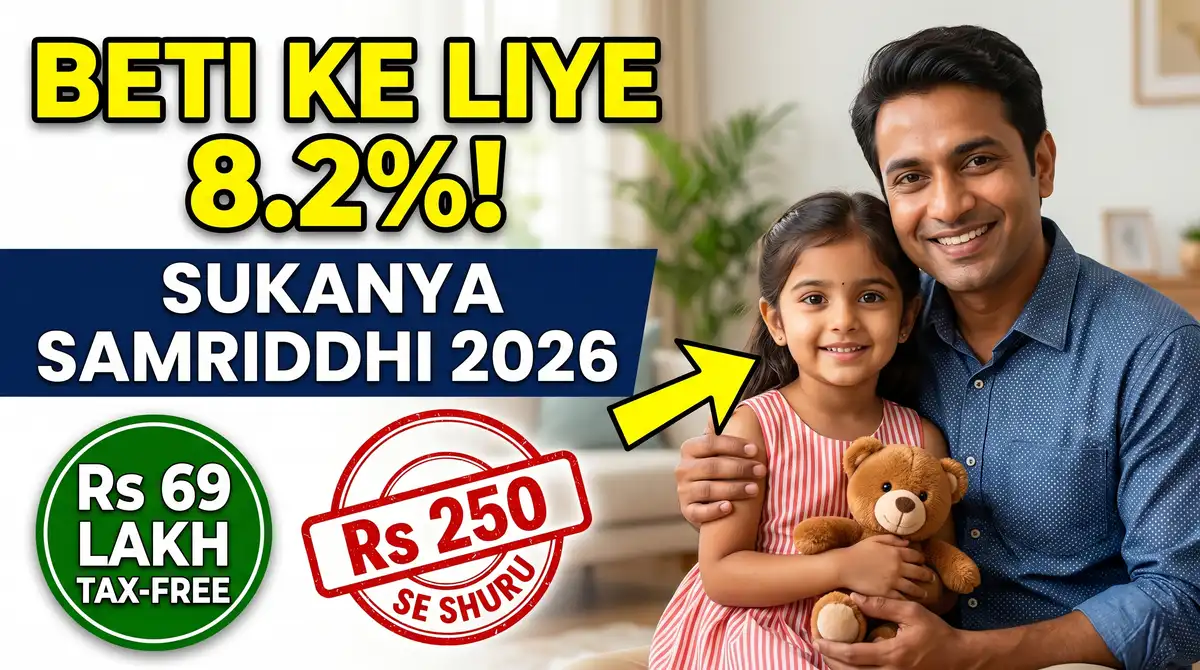 Sukanya Samriddhi Yojana (SSY) 2026 - 8.2% Interest, Maturity Calculation + Account Kaise Khole