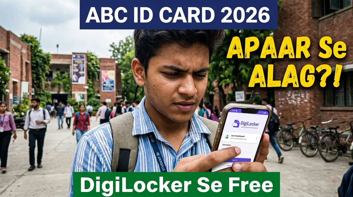 ABC ID Card Kaise Banaye 2026 - Academic Bank of Credits, DigiLocker Se (APAAR Se Alag)