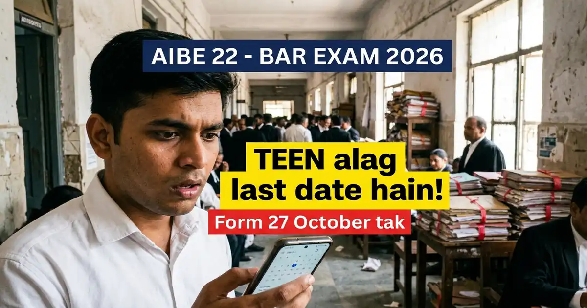 AIBE 22 - Ek Nahi, Teen Alag Aakhri Tareekhein Hain, Aur Log Doosri Wali Chook Jaate Hain
