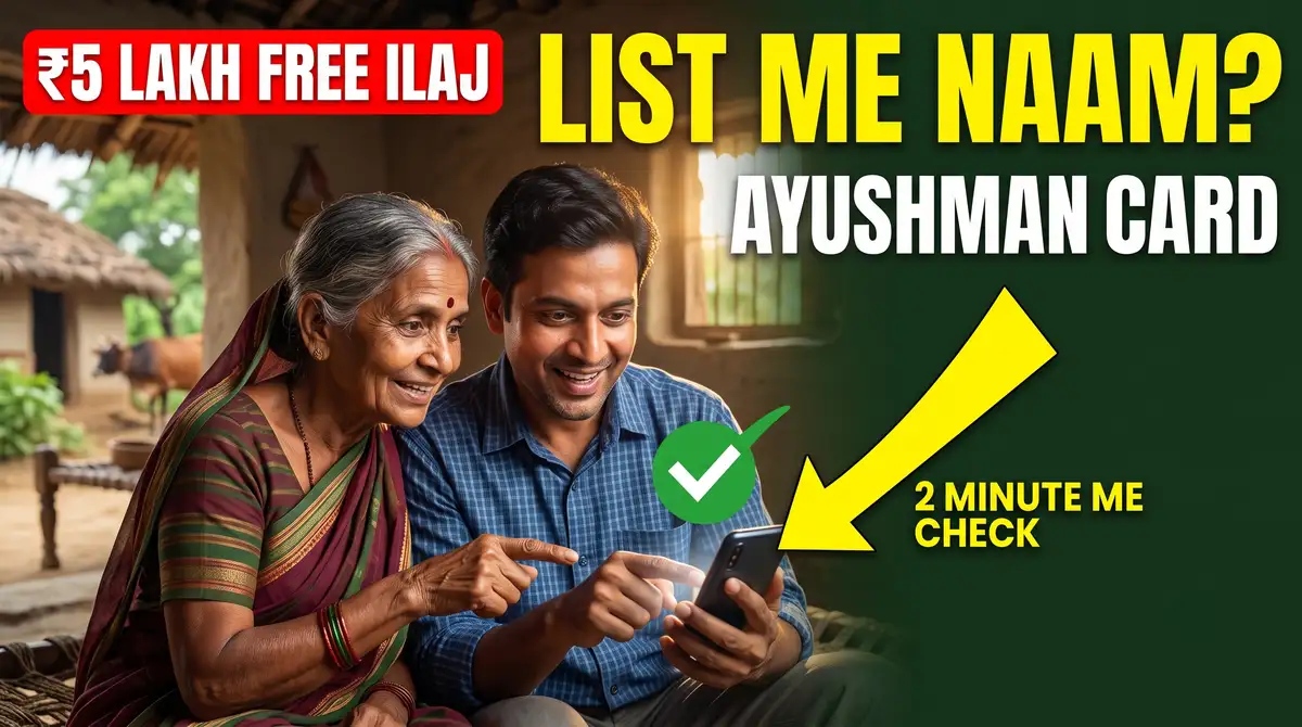 Ayushman Card List Me Naam Kaise Dekhe 2026 - Mobile Se 2 Minute Me