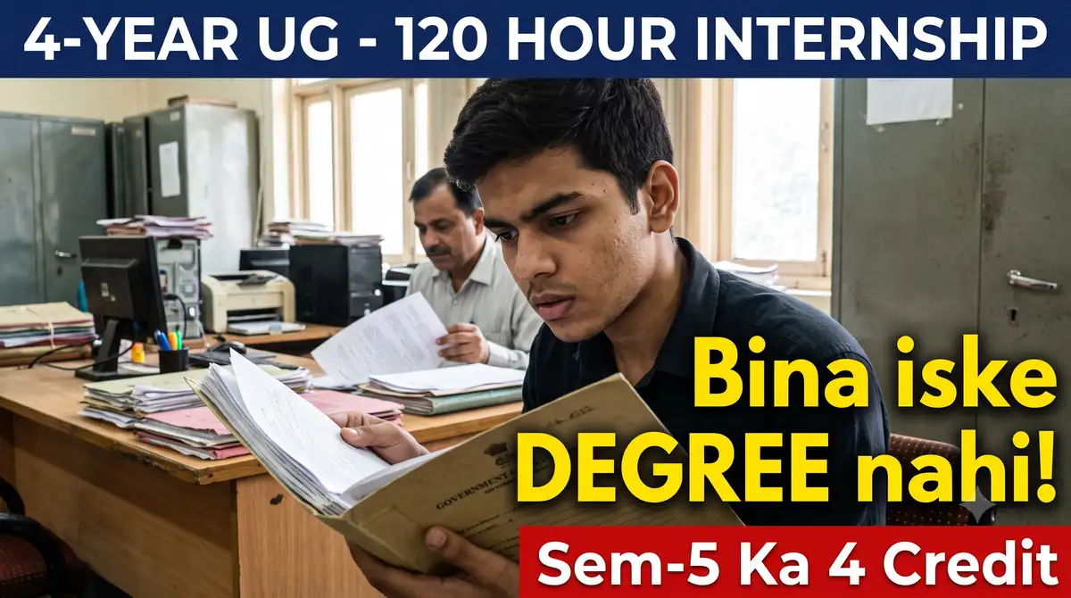 Bihar 4-Year UG Internship 2026 - 120 Hours Mandatory (Sem-5 Credit), Kahan-Kaise Karein