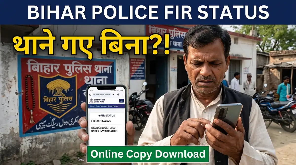 Bihar Police FIR Status Online 2026 - FIR Copy Dekho/Download + Online Complaint Kaise Kare