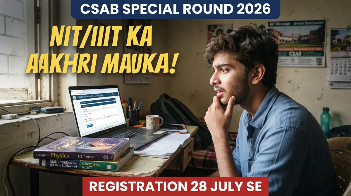 CSAB Special Round 2026 - Registration 28 July Se, Full Schedule + Fee (NIT/IIIT Ki Bachi Seats)