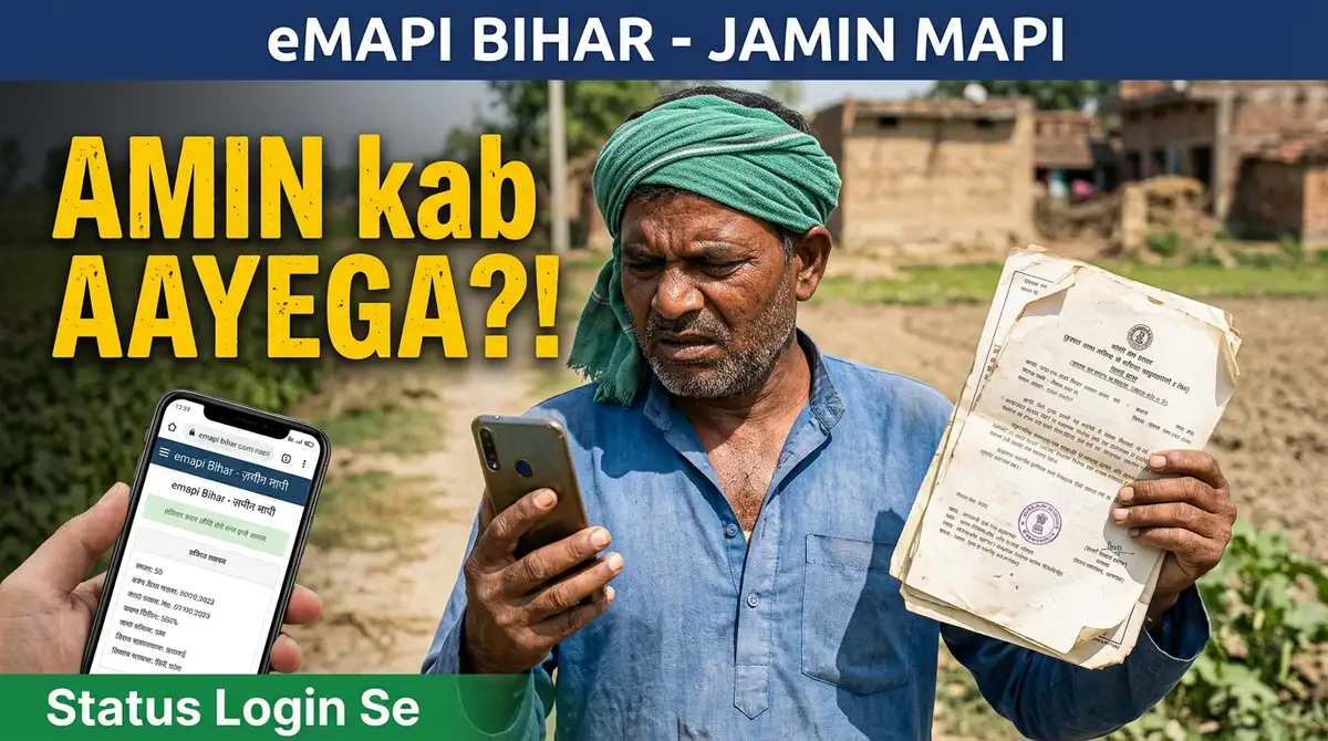eMapi Status Check + Login - Application Ka Kya Hua, Amin Kab Aayega (Har Stage Ka Matlab)
