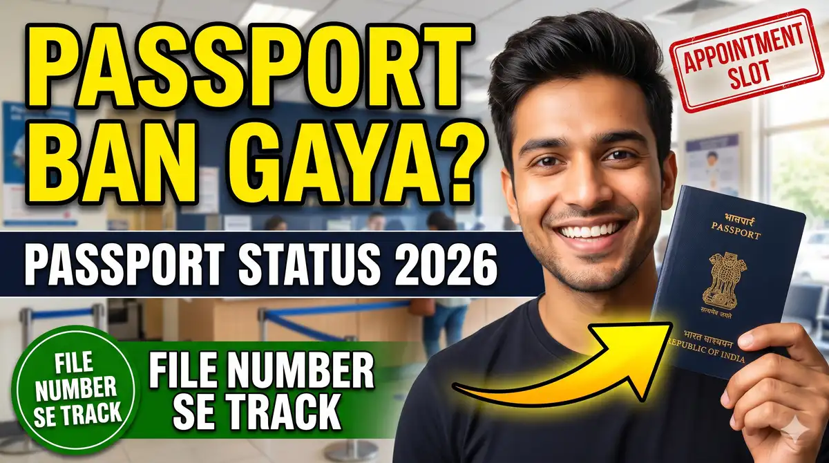 Passport Status Check + Appointment 2026 - Application Track + Slot Booking Guide