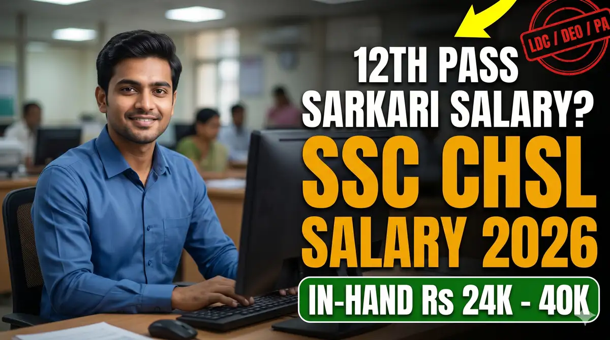 SSC CHSL Salary 2026 - Post-Wise In-Hand Salary, Pay Level, Allowances + Job Profile