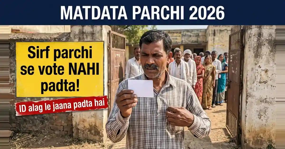 Matdata Parchi Se Vote Nahi Padta - Wo Sirf Booth Batati Hai, Pehchan Alag Le Jaani Padti Hai