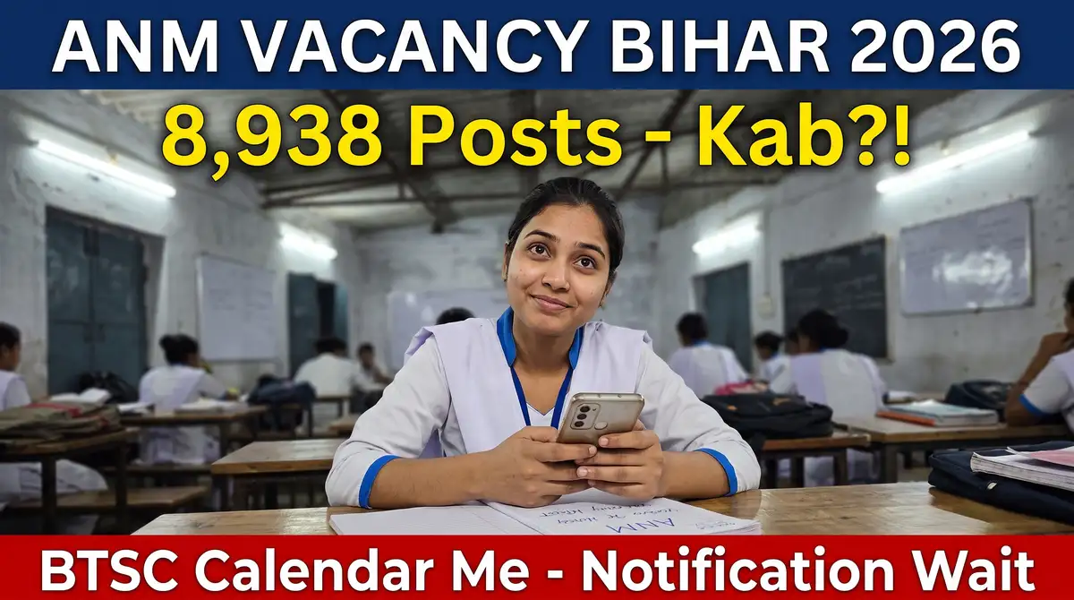 ANM Vacancy Bihar 2026 - 8,938 Posts BTSC Calendar Me (Notification Kab Aayega, Eligibility)