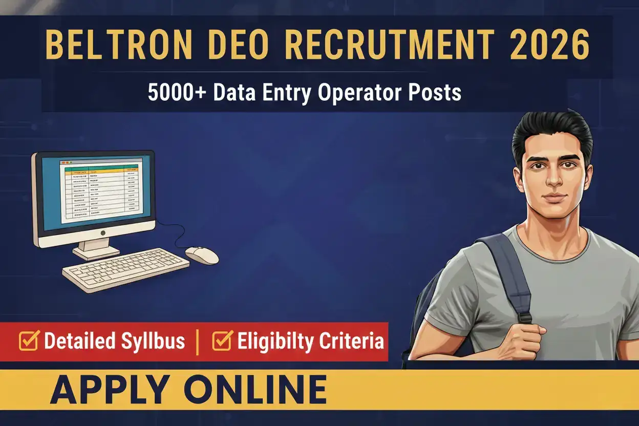 BELTRON DEO Recruitment 2026 - 5000+ Data Entry Operator Posts