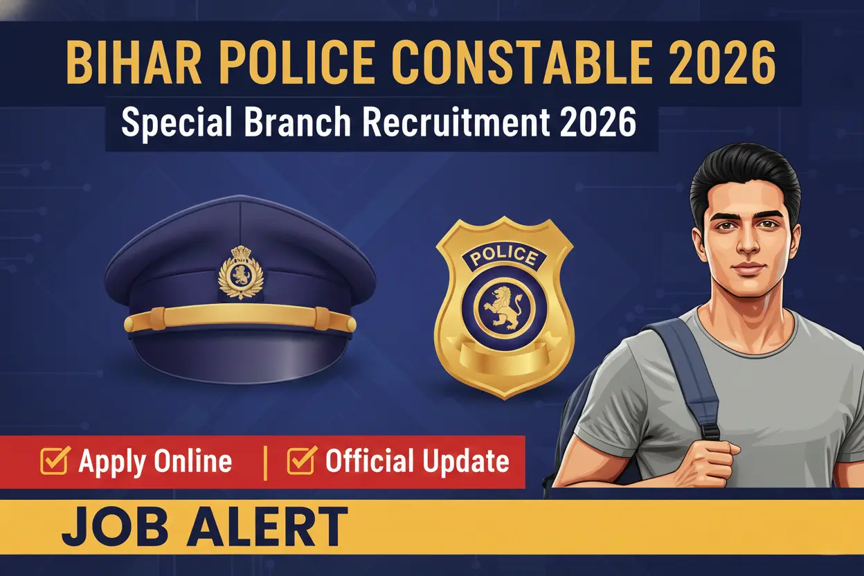 Bihar Police Special Branch Vacancy 2026 - 83 Constable Posts