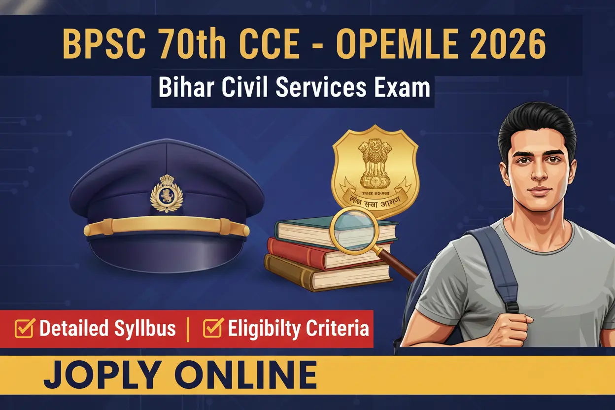 BPSC 70th CCE 2026 - Bihar Civil Services Exam