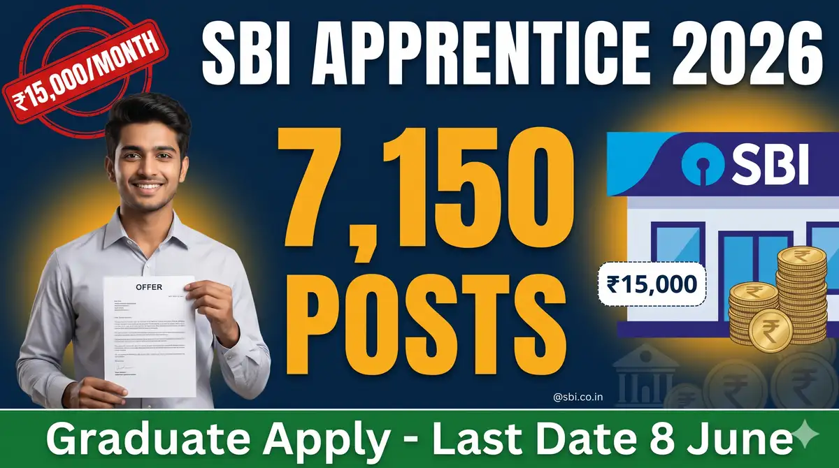 SBI Apprentice 2026 - 7,150 Seat Ka Aavedan Band Ho Chuka, Ab Result Ka Intezaar Hai