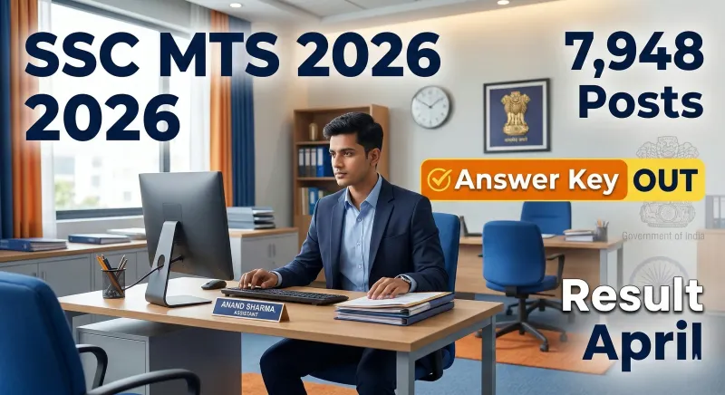 SSC MTS 2026 Recruitment - 7,948 Posts, Answer Key OUT, Result April