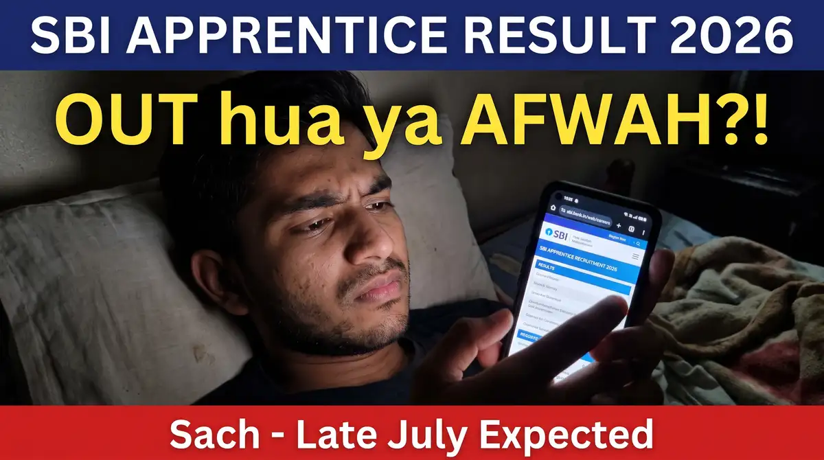 SBI Apprentice Result 2026 - Kab Aayega, 'Result OUT' Wali Posts Ka Sach (Exam 11 July)