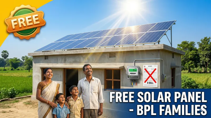 Bihar Kutir Jyoti Free Solar Panel Yojana 2026 - BPL Families Apply